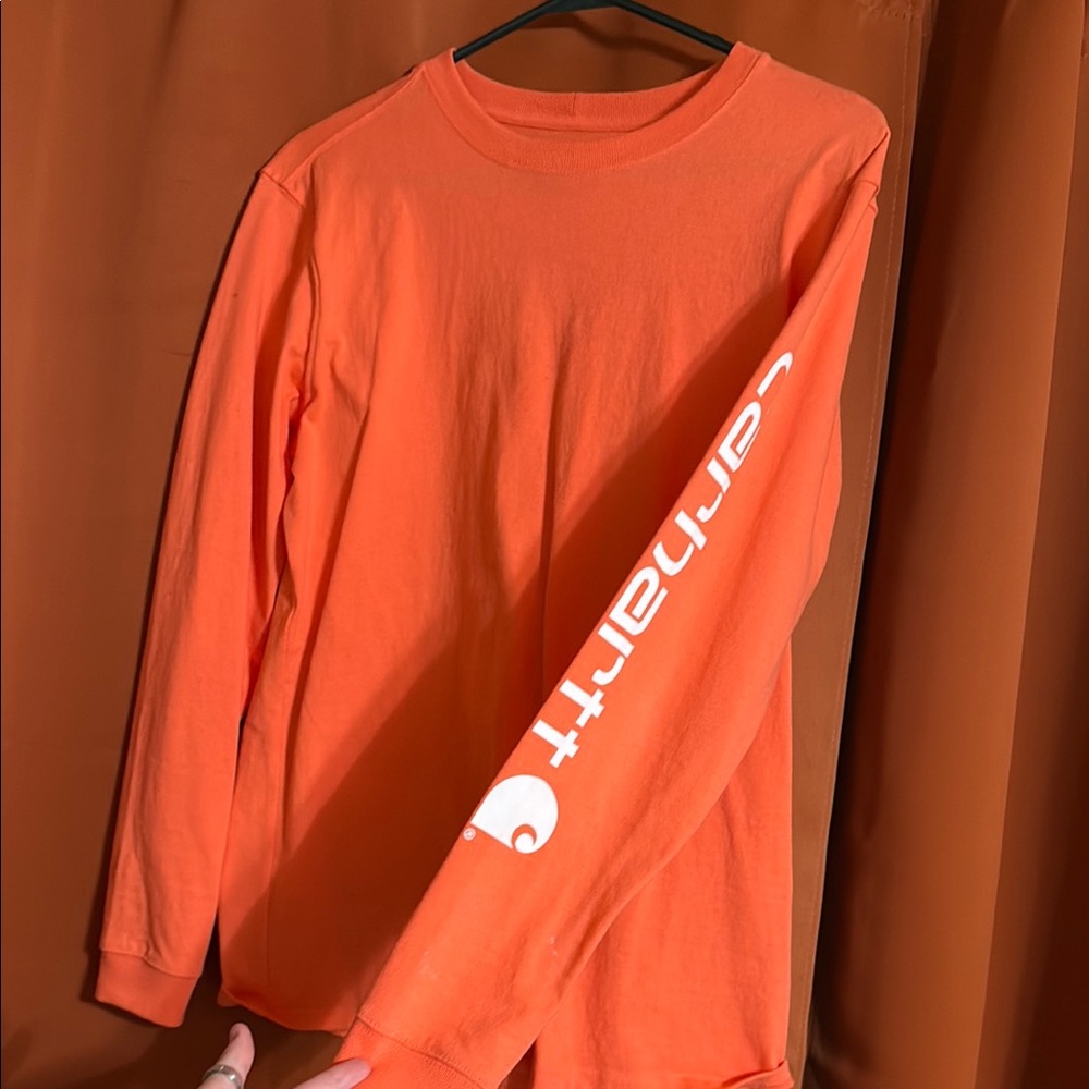 Carhartt Woman’s Orange Long Sleeve Shirt
